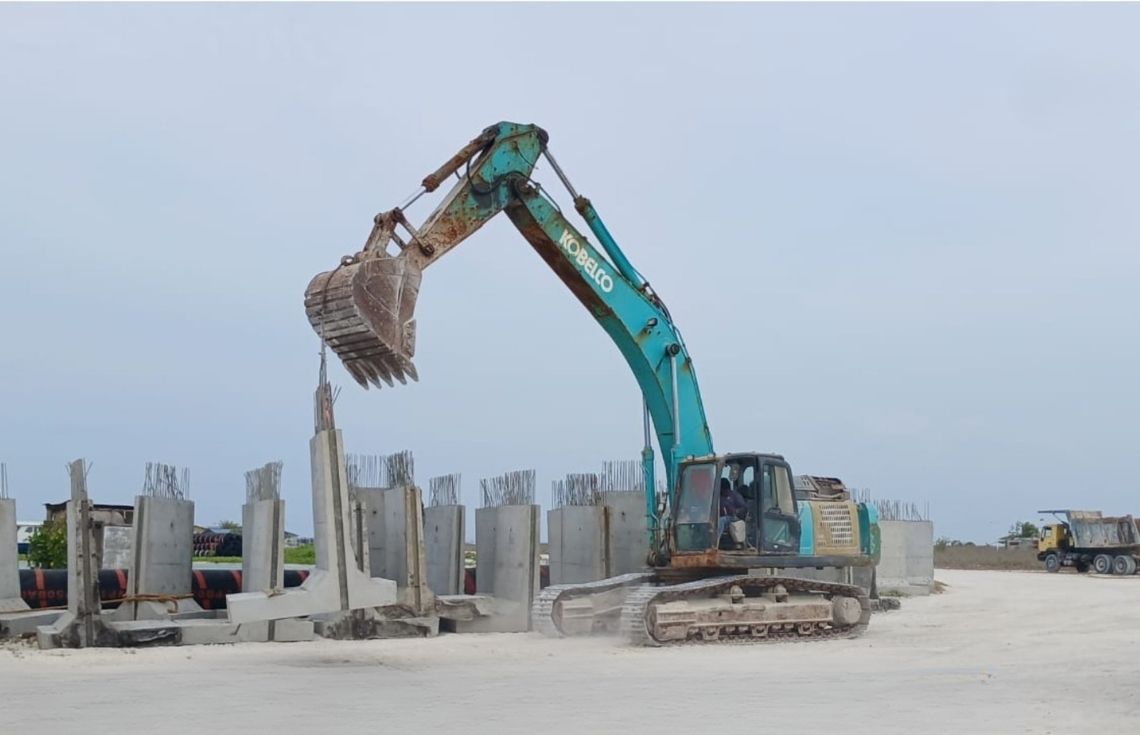 މާފުށްޓާއި މަންތާފުށި ގުޅުވައިދޭ ބްރިޖްގެ މަސައްކަތް ހަލުވިކަމާއެކު ދަނީ ކުރިއަށް: އެމްޓީސީސީ