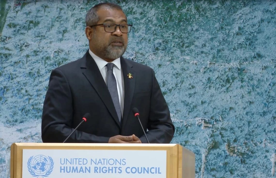 އދ.ގެ އިންސާނީ ހައްޤުތަކާބެހޭ ކައުންސިލްގެ 61 ވަނަ ސެޝަންގެ ހައި-ލެވެލް ސެގްމަންޓްގައި ވަޒީރު ޚަލީލް ބައިވެރިވެވަޑައިގެންފި