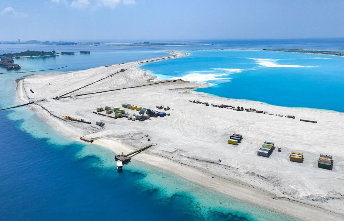 ގިރާވަަރުފަޅު ހިއްކުމުގެ މަޝްރޫއުގެ 15 އިންސައްތަ މަސައްކަތް ނިމިއްޖެ