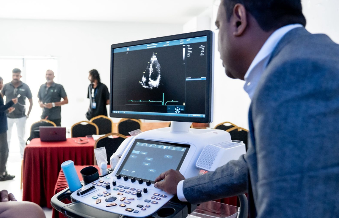 ހިތުގެ ބަލިތައް ދެނެގަންނަ އެންމެ ޒަމާނީ އިމޭޖިންގް ޓެކްނޮލޮޖީ ހުޅުމާލެ ހޮސްޕިޓަލުގައި ތަޢާރަފުކޮށްފި