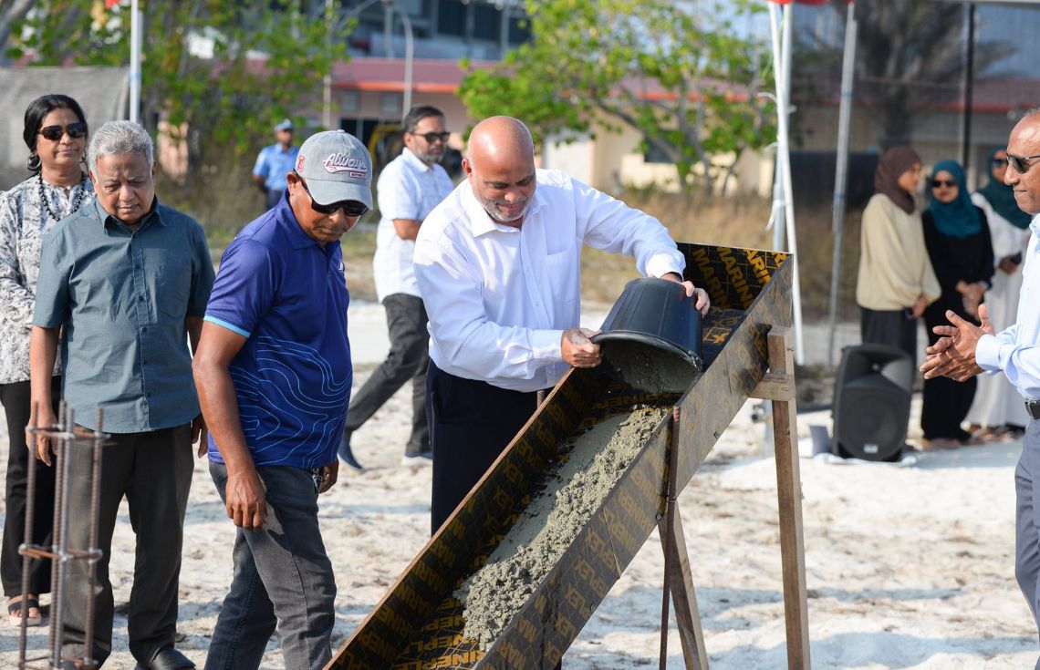 ބ. އޭދަފުށީގައި ޤައުމީ ޔުނިވަރސިޓީގެ ކެމްޕަސް އެޅުމުގެ އަމަލީ މަސައްކަތް ފަށައިފި