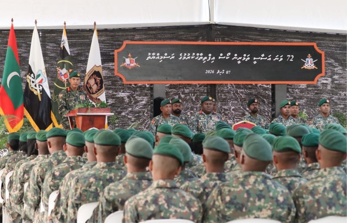 146 ބައިވެރިންނާއެކު ސިފައިންގެ 72 ވަނަ އަސާސީ ތަމްރީން ކޯސް އިފްތިތާޙުކޮށްފި