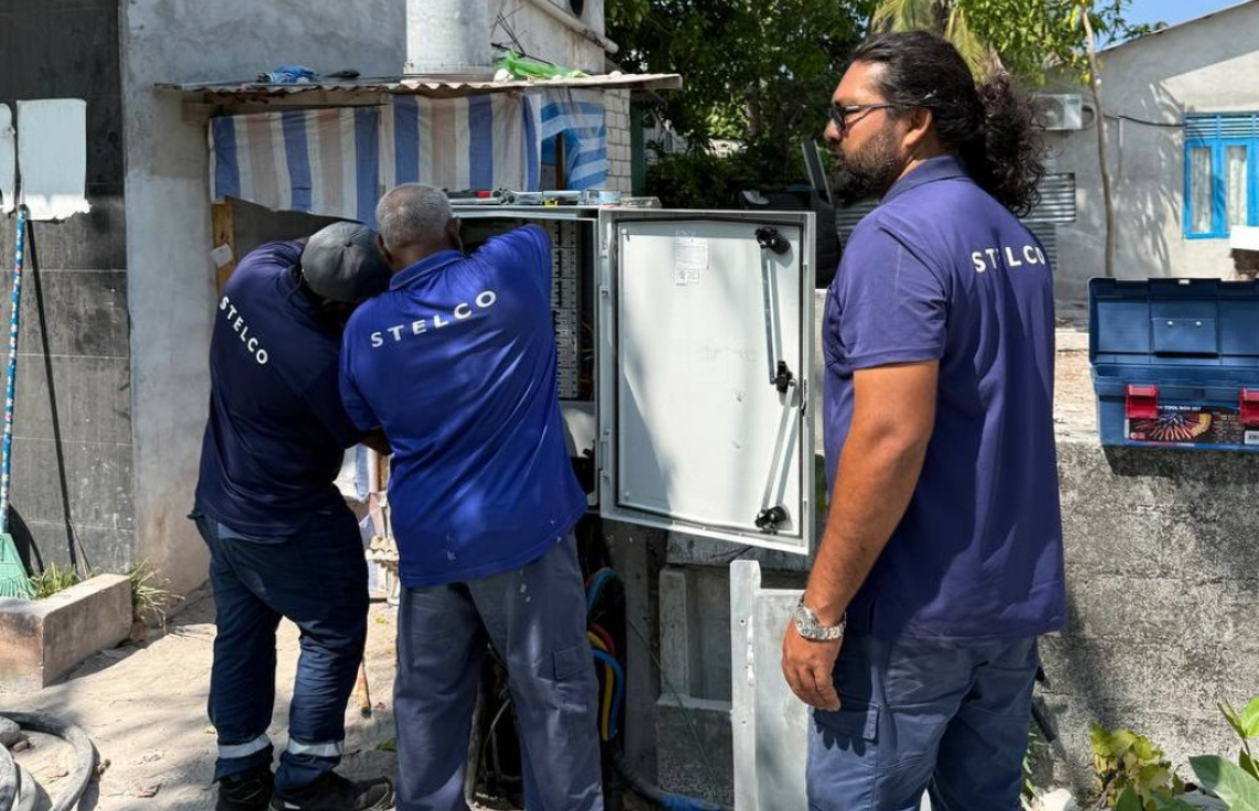 ދިގުރަށުގައި ކަރަންޓުގެ ޒަމާނީ ވިއުގައެއް ޤާއިމުކުރުމުގެ މަސައްކަތް ސްޓެލްކޯއިން ފަށައިފި