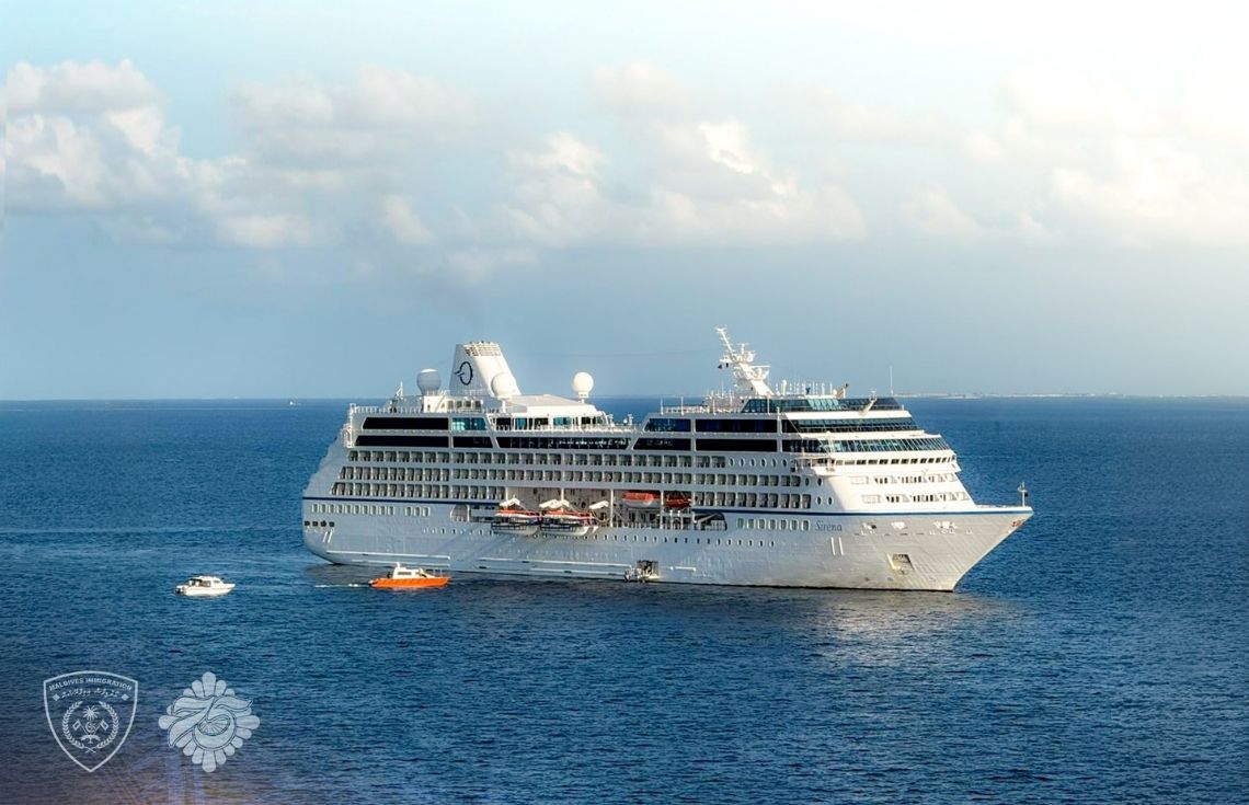 އިންޑިއާގެ މުމްބާއީއިން ރާއްޖެއަށް އައި ކްރޫޒް ލައިނަރއަކަށް އިމިގްރޭޝަނުން ކްލިއަރެންސް ދީފި