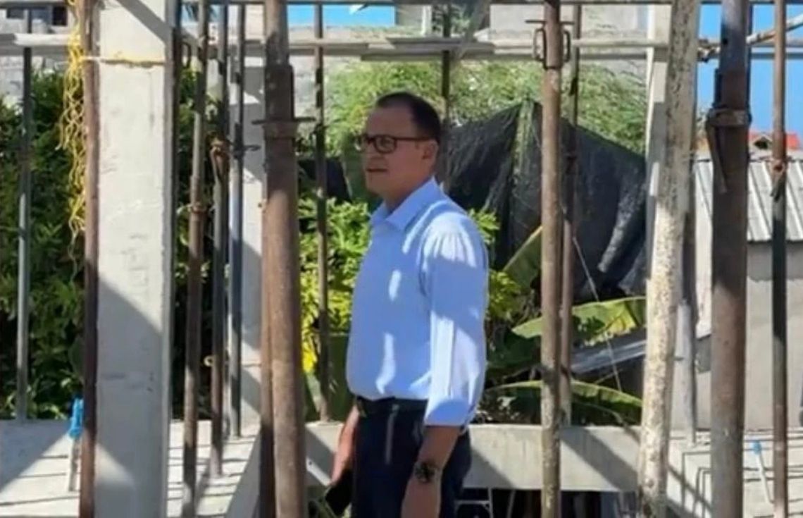 މަޑުއްވަރީ ކައުންސިލުގެ އައު އިމާރާތުގެ މަސައްކަތް ވަޒީރު އާދަމް ޝަރީފު ބައްލަވައިލައްވައިފި