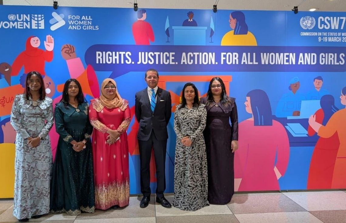 އ.ދ.ގެ ކޮމިޝަން އޮން ދަ ސްޓޭޓަސް އޮފް ވިމަން ގެ މެމްބަރަކަމުގެ ދައުރު 2030 ގެ ނިޔަލަށް ރާއްޖެއިން ފަށައިފި