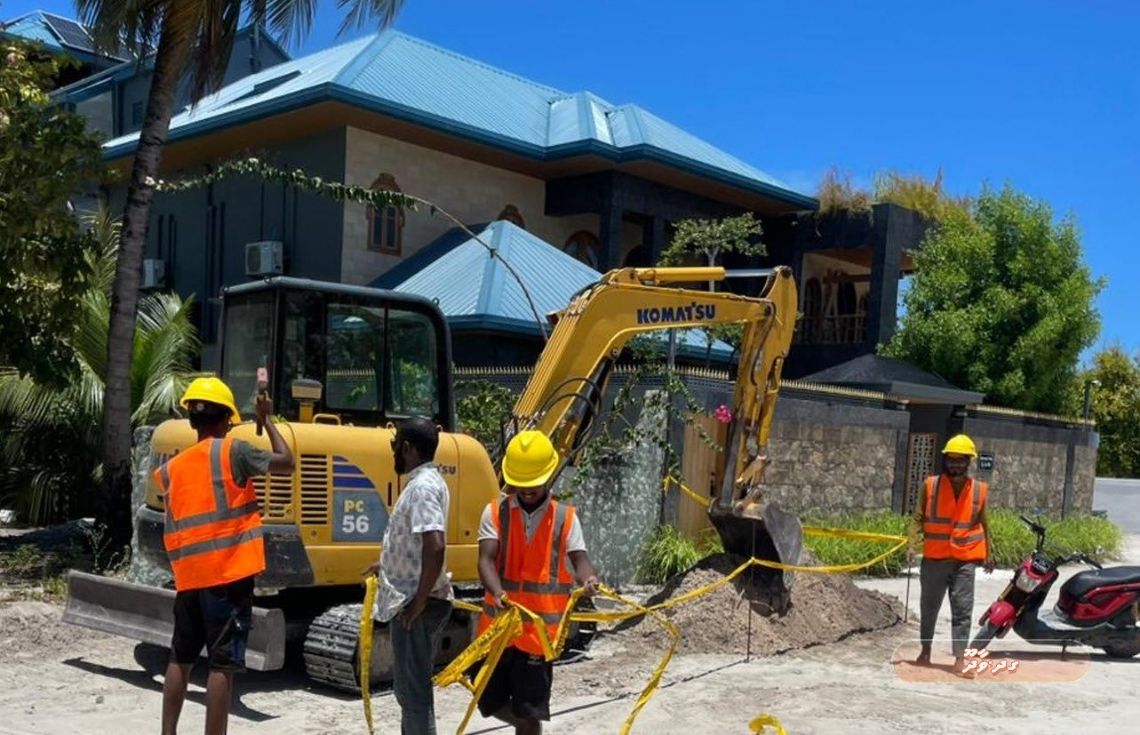 ގދ. ވާދޫގެ މަގުތައް ޒަމާނީ ފެންވަރަށް ތަރައްޤީކުރުމުގެ މަސައްކަތް ފަށައިފި