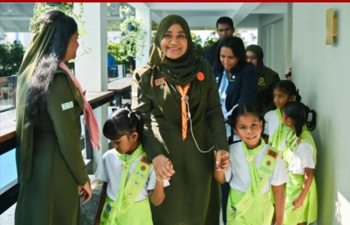 މޯލްޑިވްސް ގަރލް ގައިޑްސް އެސޯސިއޭޝަންގެ ޢީދު ޕްރޮޖެކްޓްގެ ހަރަކާތުގައި، ފަސްޓްލޭޑީ އަދި ޗީފް ގައިޑް ބައިވެރިވެވަޑައިގެންފި