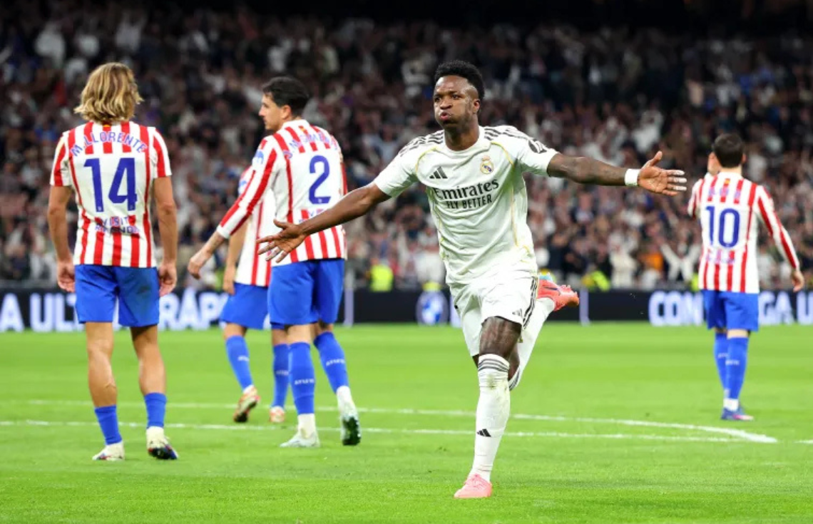 ވިނީސިއަސްގެ ގޯލްތަކާއެކު ރެއާލް މެޑްރިޑުން އެތުލެޓިކޯ ބަލިކޮށްފި