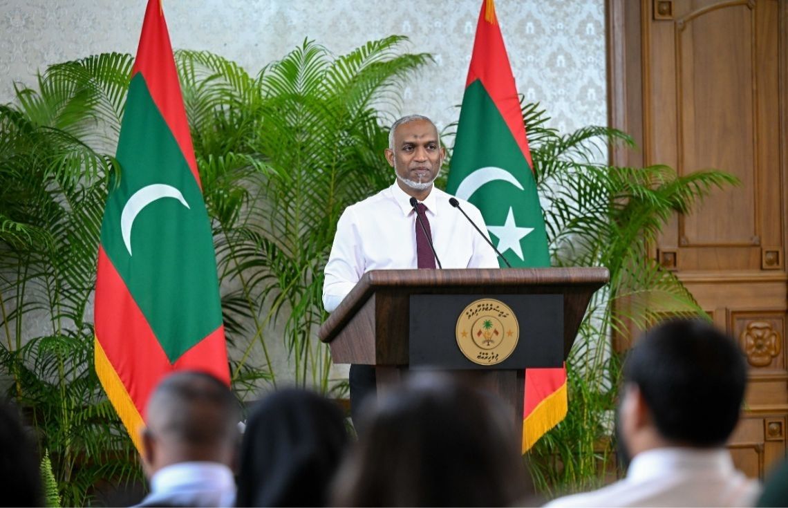 މެދުއިރުމަތީގެ ހަނގުރާމައާ ގުޅިގެން ރާއްޖޭގައި ކުރިއަށްގެންދާ މަޝްރޫޢުތަކަށް މަޑުޖެހުމެއް ނާންނާނެ: ރައީސް