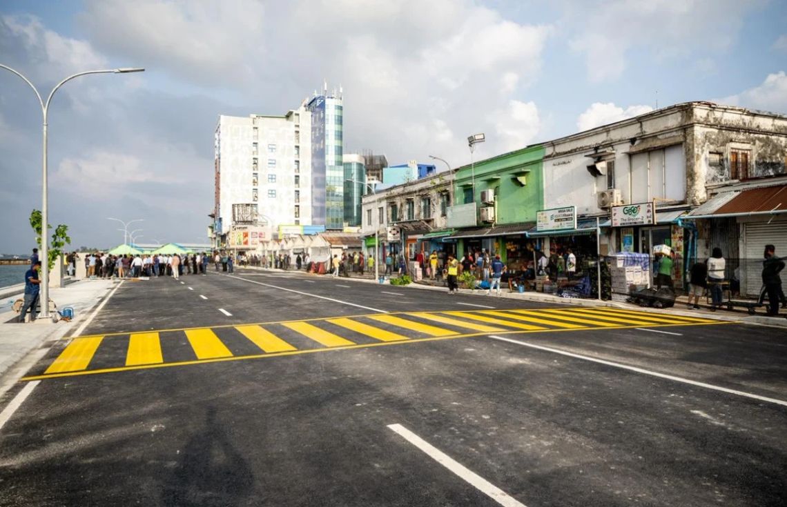 ހެންވޭރު ޓާމިނަލުން އިއްޒުއްދީން ޖެޓީއާ ހަމައަށް މަގު ހެދުމުގެ މަސައްކަތް އެމްޓީސީސީން ފަށައިފި