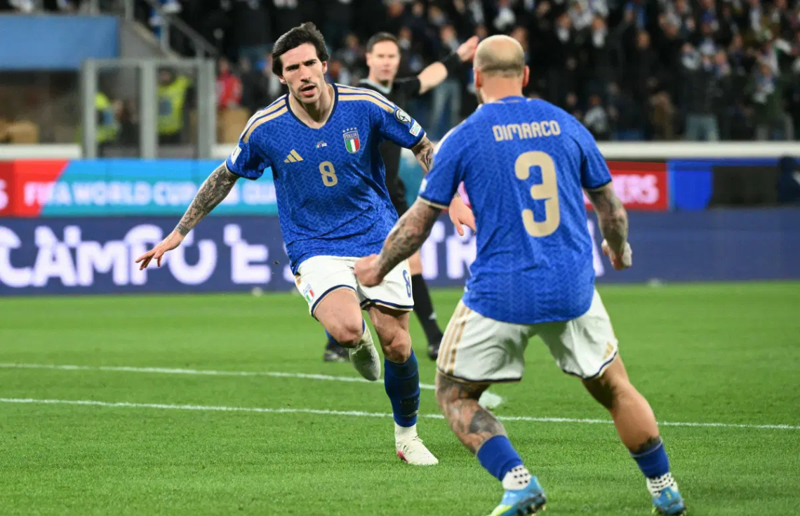 ސެމީގައި ނޮދާރން އަޔަލޭންޑް ބަލިކޮށް އިޓަލީއިން ވޯލްޑް ކަޕްގެ ޖާގައަކާ ގާތަށް