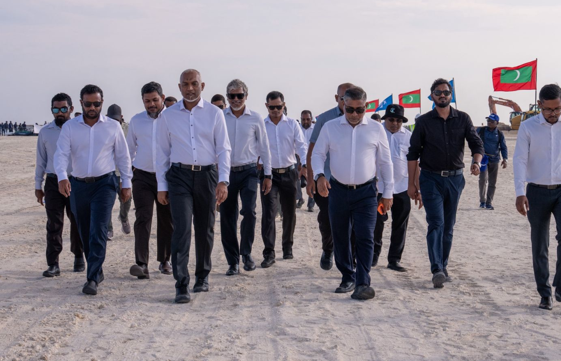 ރައީސުލްޖުމްހޫރިއްޔާ ގިރާވަރުފަޅުގެ ބިންހިއްކުމުގެ މަޝްރޫއުގެ މަސައްކަތް ކުރިއަށްދާ ގޮތް ބައްލަވާލައްވައިފި