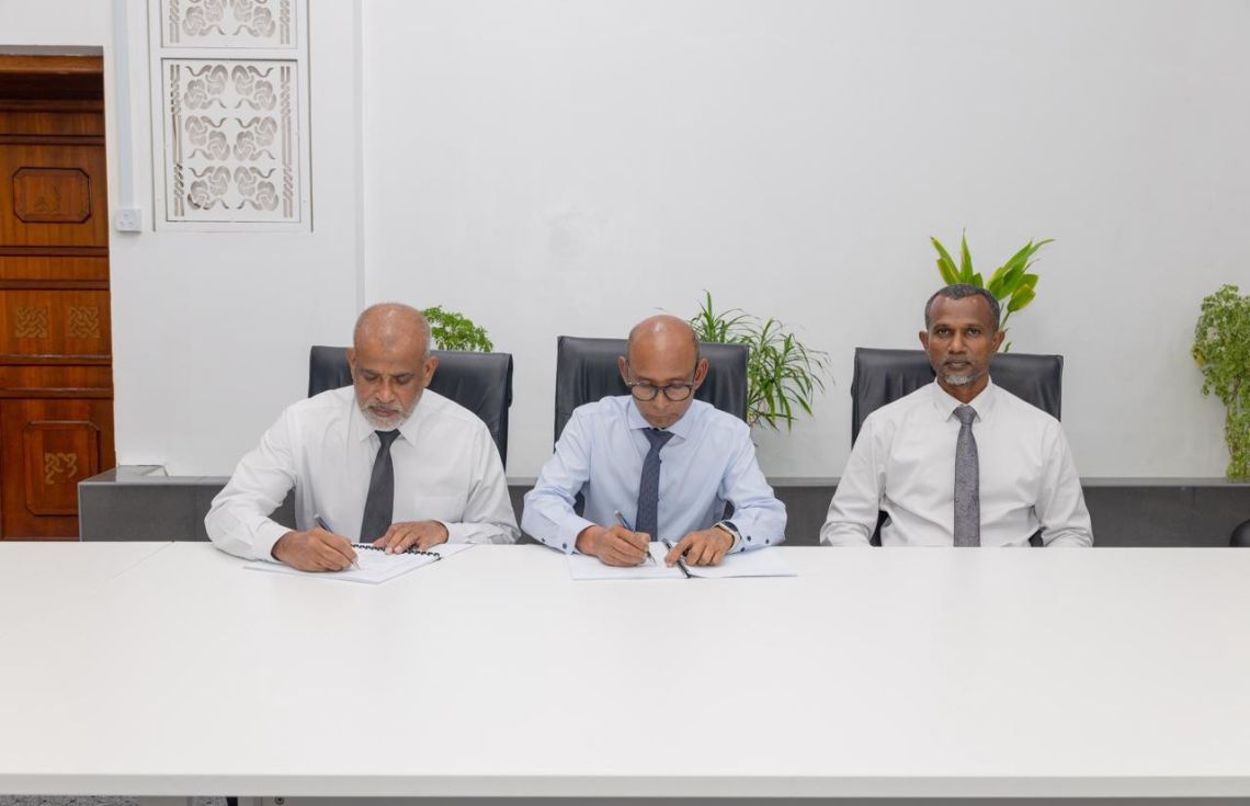 މަހިބަދޫގައި އަޅާ 100 ހައުސިންގ ޔުނިޓްގެ އެއްބަސްވުމުގައި ސޮއިކޮށްފި