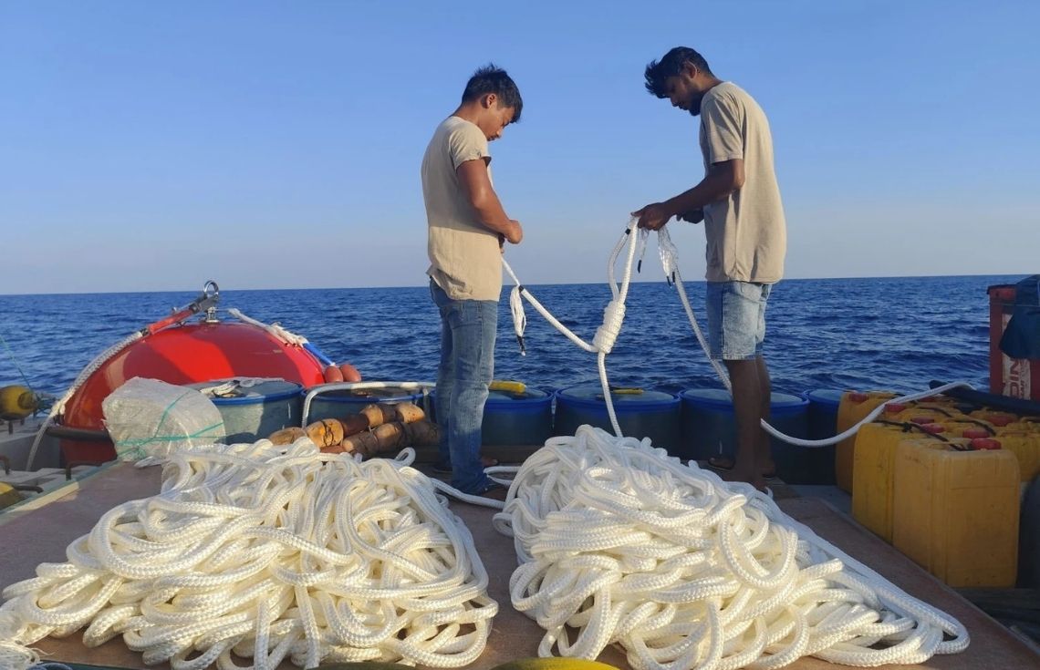 ޅ. ކަނުހުރާގެ އިރު އުތުރުން 15 މޭލު ބޭރުގައި ދޮށީ ކަނދުފަތި ޤާއިމްކޮށްފި