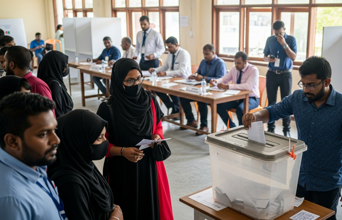 ލޯކަލް ކައުންސިލް އިންތިޚާބުގެ ވޯޓުލުން މާދަމާ ރާއްޖޭގެ ހުރިހާ ހިސާބެއްގައި ފަށަނީ