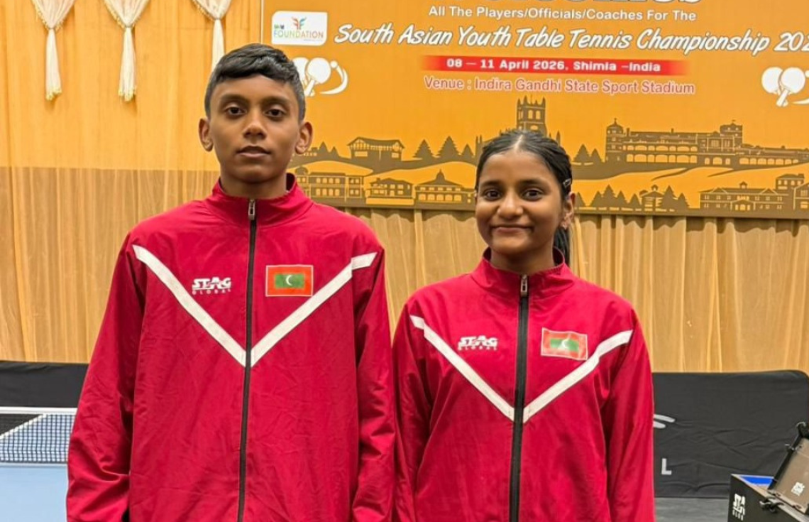 ޝައުތު އޭޝިއާގެ ޔޫތު ޓީޓީ މުބާރާތުގައި މިކްސް ޑަބަލްސްއިން ރާއްޖެ ދެ ރިހި މެޑަލް ހޯދައިފި