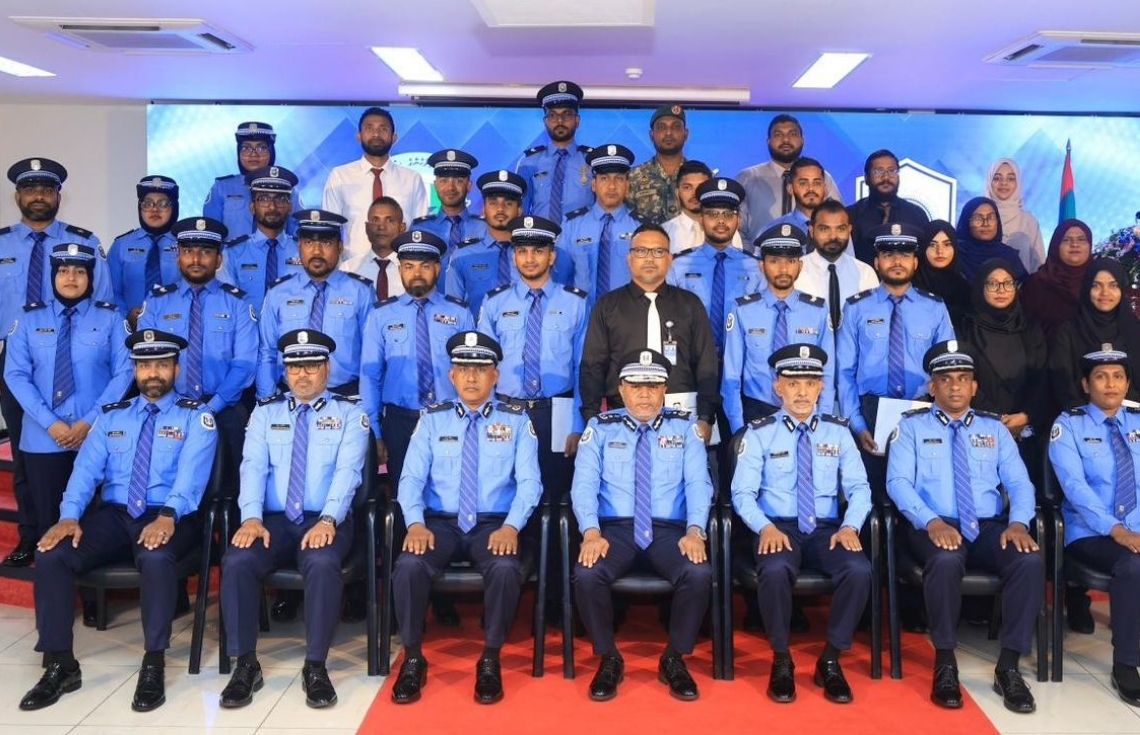 ނޭޝަނަލް ކޮލެޖް އޮފް ޕޮލިސިންގ އެންޑް ލޯ އެންފޯސްމަންޓުން ހިންގި 2 ކޯހެއް ނިންމާލައިފި