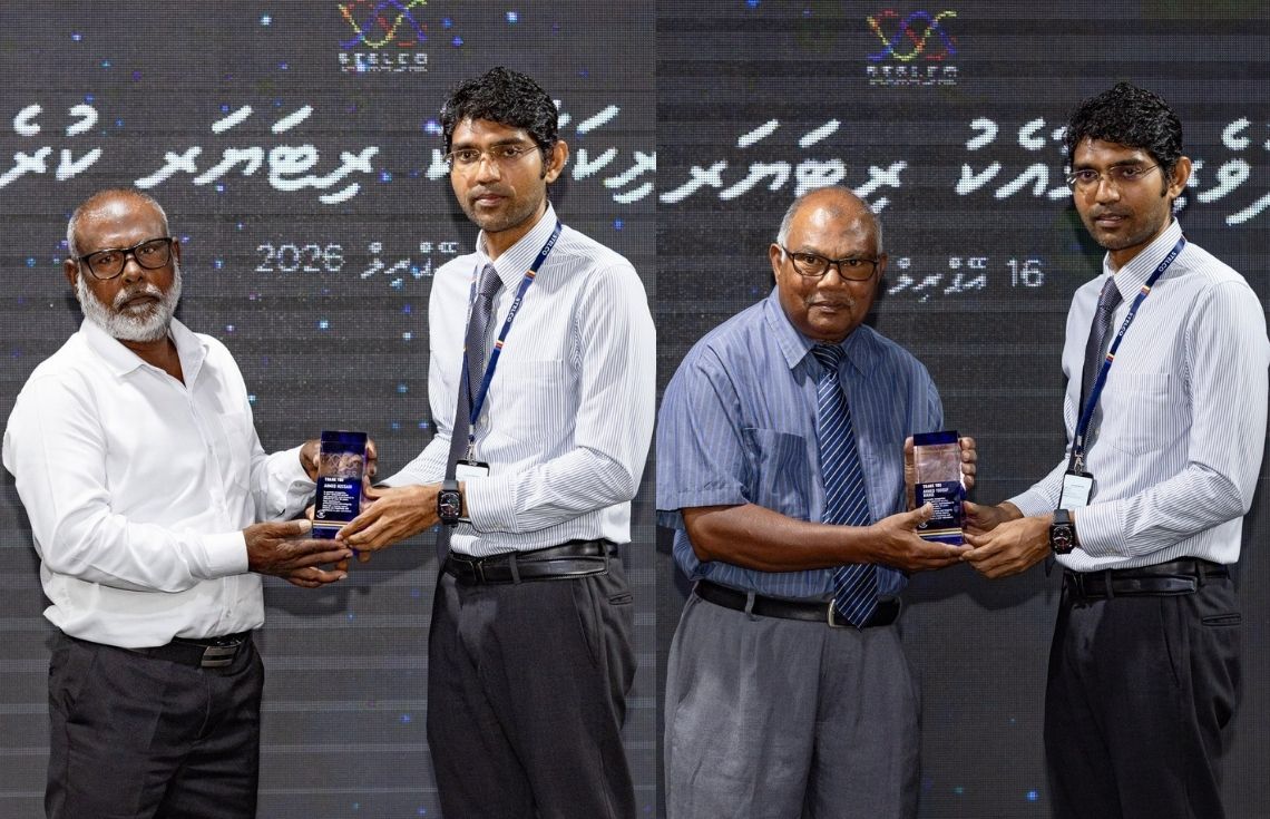 ސްޓެލްކޯއަށް ދިގު މުއްދަތަކަށް ޚިދުމަތްކޮށްދެއްވި 2 ބޭފުޅަކު ޝަރަފްވެރިކަމާއެކު ރިޓަޔަރކުރައްވައިފި