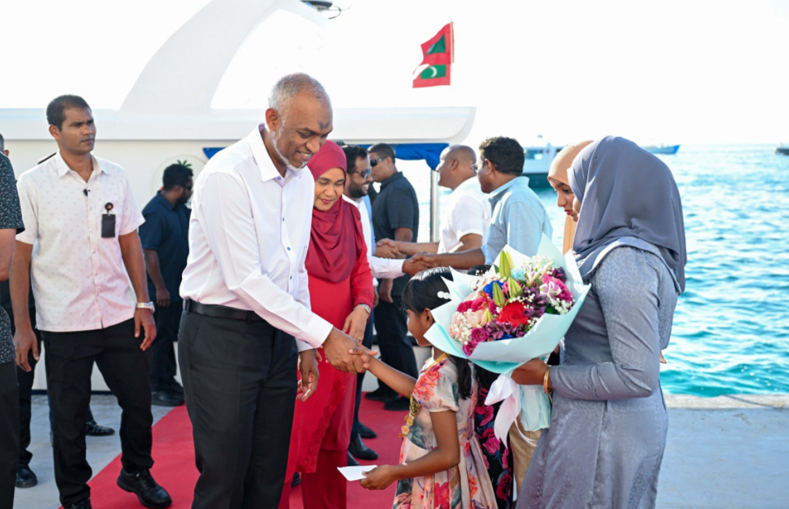 ރައީސުލްޖުމްހޫރިއްޔާ ރަސްދޫއަށް ވަޑައިގެންފި