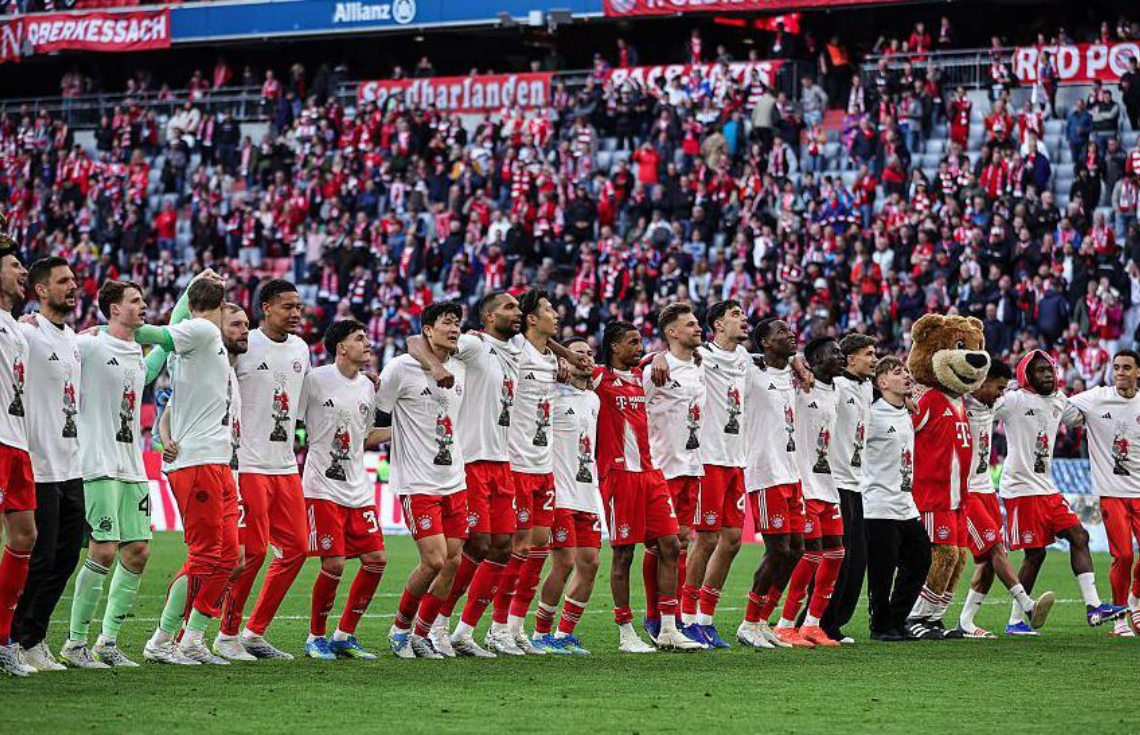 ބެޔާނުން 35ވަނަ ފަހަރަށް ޖަރުމަނު ލީގު ކާމިޔާބުކޮށްފި