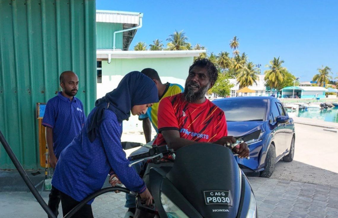 ކުޑަހުވަދޫގައި ގާއިމްކުރި އެފްއެސްއެމްގެ ފިއުލް ސްޓޭޝަން ހުޅުވައިފި