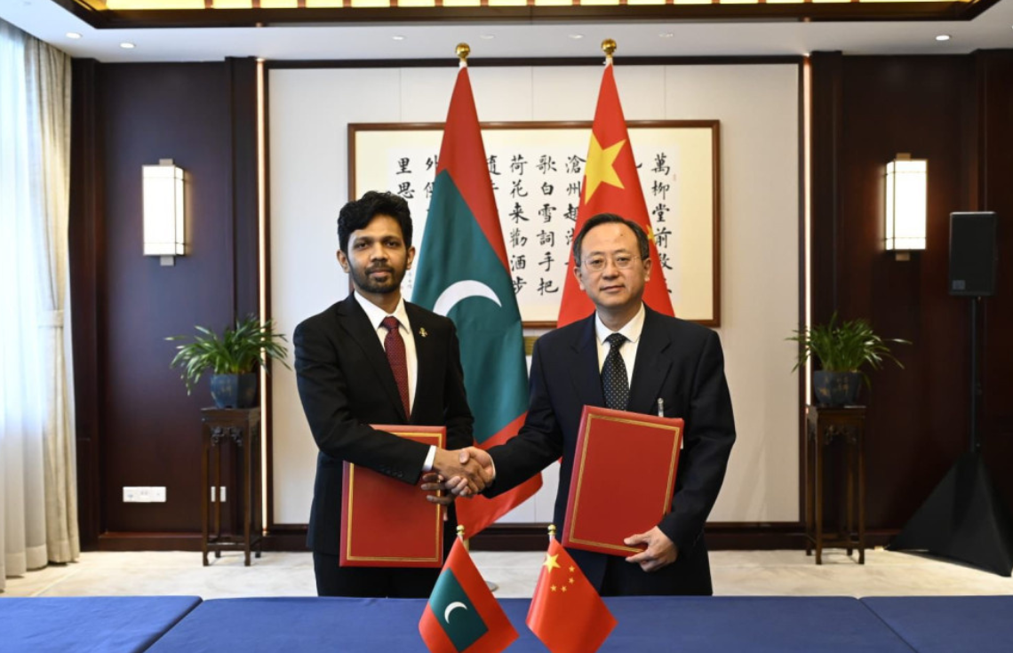 ޗައިނާގެ އެހީގައި މާލޭގައި 500 ހައުސިން ޔުނިޓު އެޅުމުގެ މަސައްކަތް ފަށައިފި