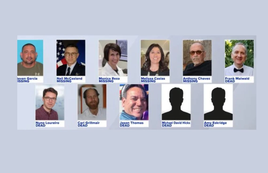 އެމެރިކާގެ ނިއުކްލިއަރ އަދި އެއަރޯސްޕޭސް ސައިންސްވެރިންތަކެއް މަރުވެ، ބައެއް މީހުން ގެއްލިއްޖެ