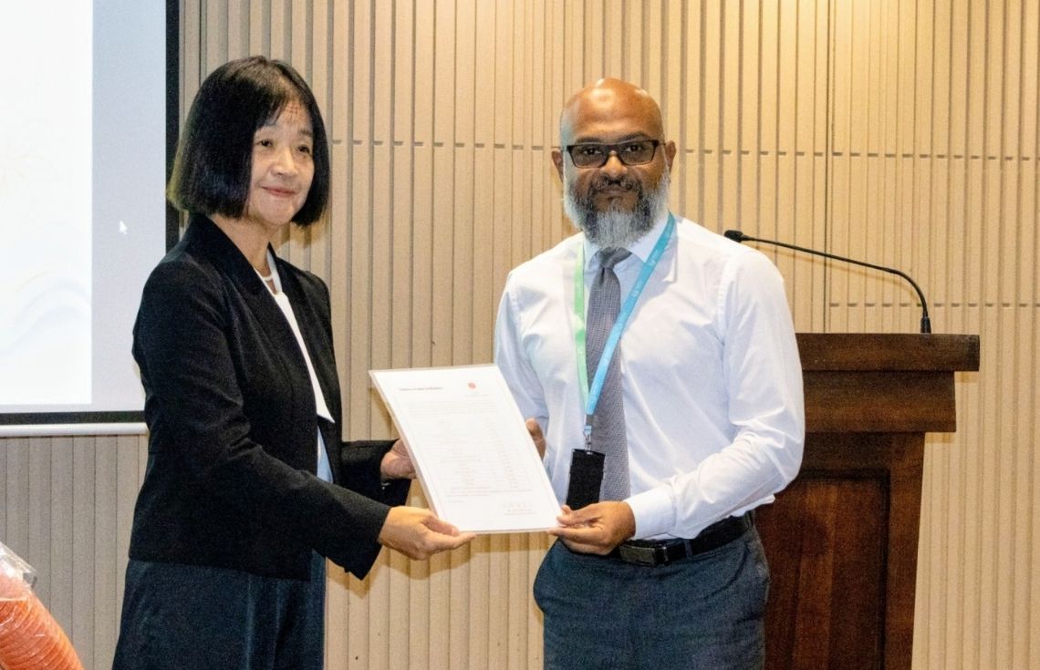 ކާރިސީ ޙާލަތްތަކުގައި ބޭނުންކުރާ ސާމާނު ޖަޕާނުން އެންޑީއެމްއޭއަށް ހަދިޔާކޮށްފި