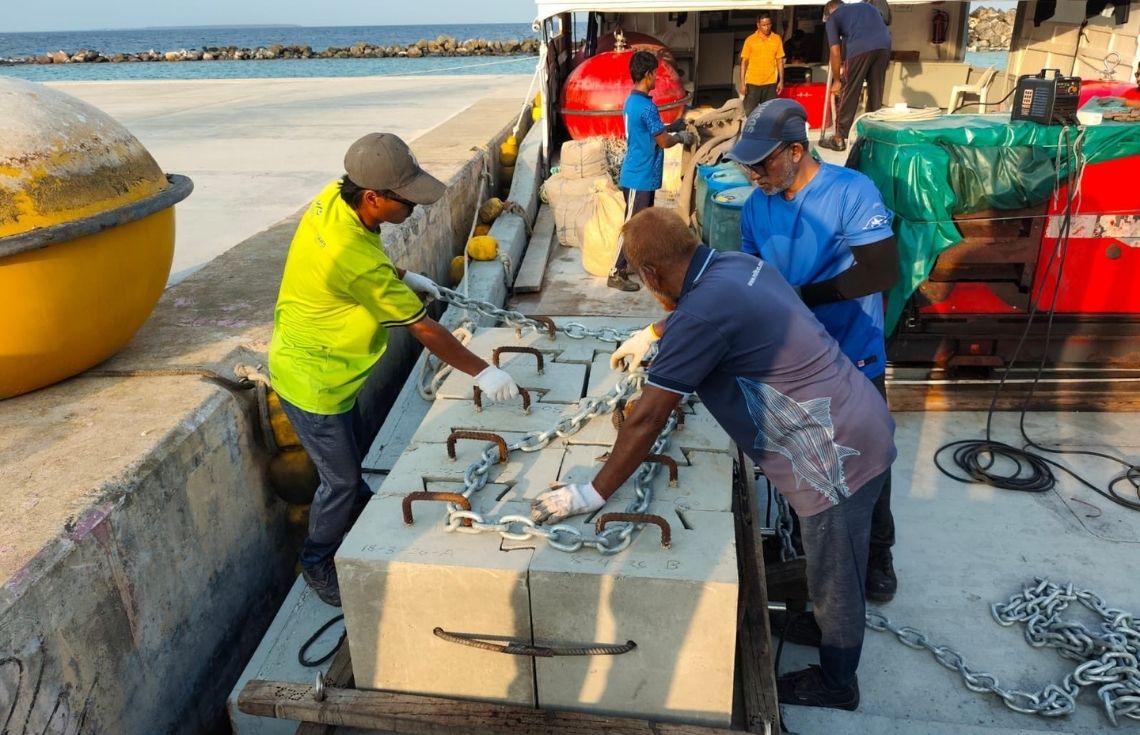 ފިއްލަދޫ ކައިރީގައި  ދޮށީގެ މަސްވެރިކަމަށް ޚާއްޞަ ކަނދުފައްޗެއް ޤާއިމްކޮށްފި