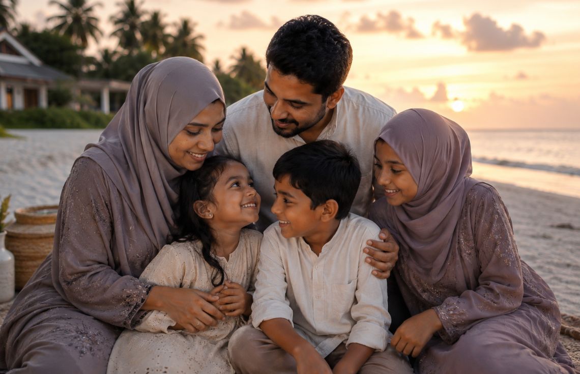 މާތްﷲ އާއިލާ އުފެއްދެވީ ހަމައެކަނި އިޖުތިމާއީ އޮނިގަނޑެއްގެ ގޮތުގައެއް ނޫން، ހިތްތަކަށް ހަމަޖެހުމާއި ރަޙުމަތް ލިބޭނެ މަސްދަރެއްގެ ގޮތުގަ