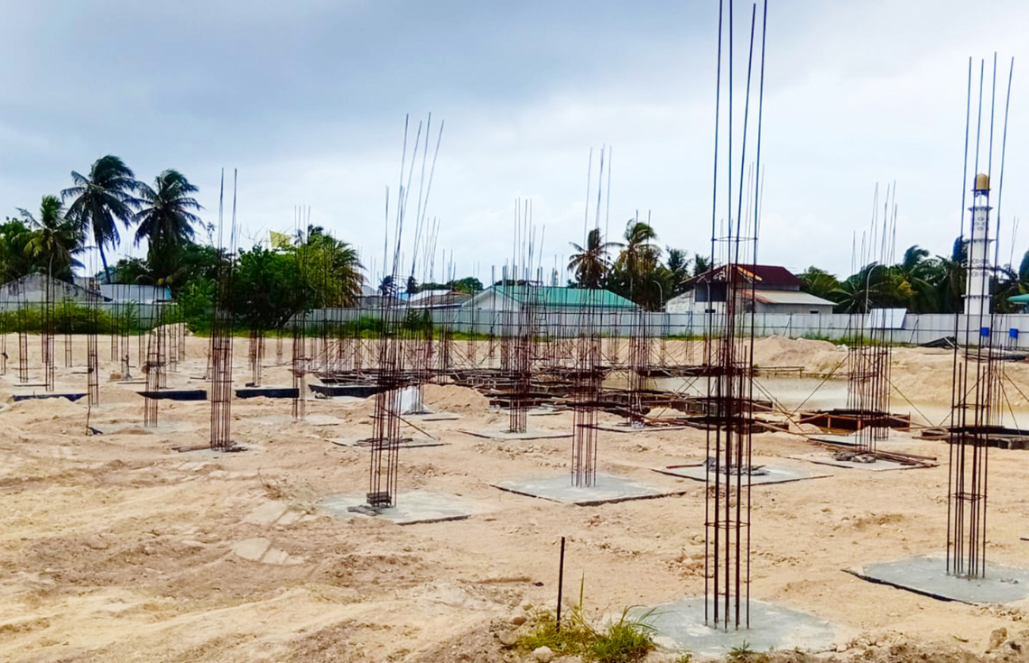 ގައްދޫ ހޮސްޕިޓަލް މަޝްރޫޢުގައި މިހާރު ކުރިޔަށްދަނީ ފައުންޑޭޝަންގެ މަސައްކަތްތައް: އެމްޓީސީސީ