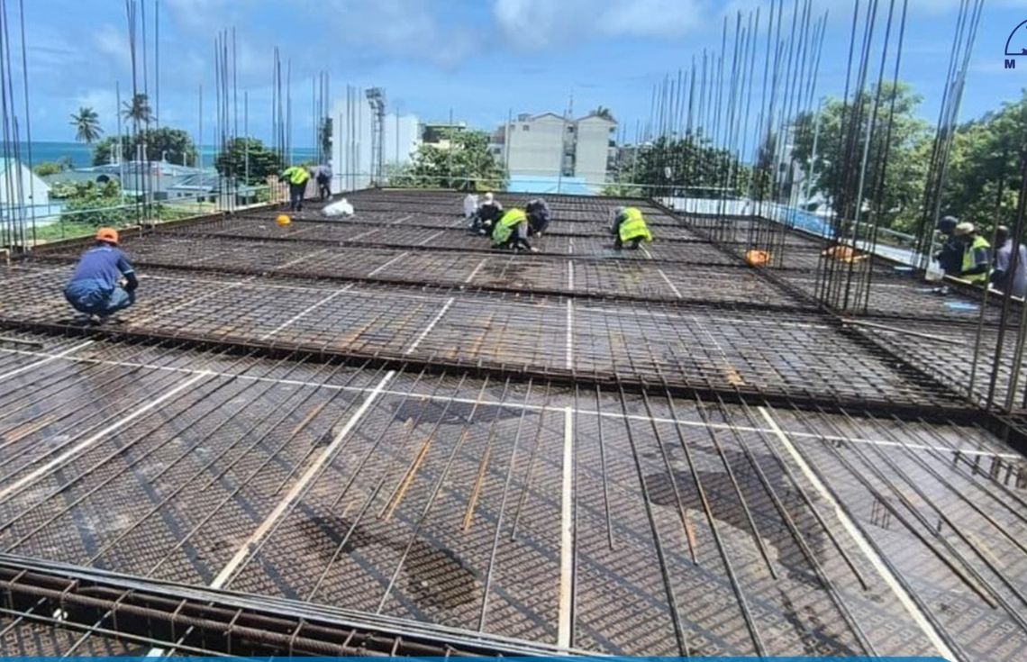 ގުޅީ ސްކޫލްގައި އިމާރާތްކުރާ ހަ ކްލާސްރޫމުގެ މަސައްކަތް ކުރިއަށްދަނީ