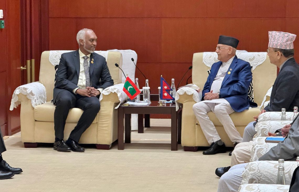 ރާއްޖެއާއި ނޭޕާލުގެ ގާތް ގުޅުމަކީ އަބަދުވެސް އަގުވަޒަންކުރާ ގުޅުމެއް: ރައީސް މުޢިއްޒު