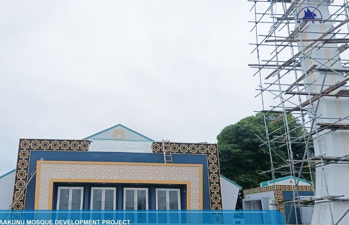 ހއ. ތުރާކުނު އައު މިސްކިތުގެ 88 އިންސައްތަ މަސައްކަތް ނިމިއްޖެ