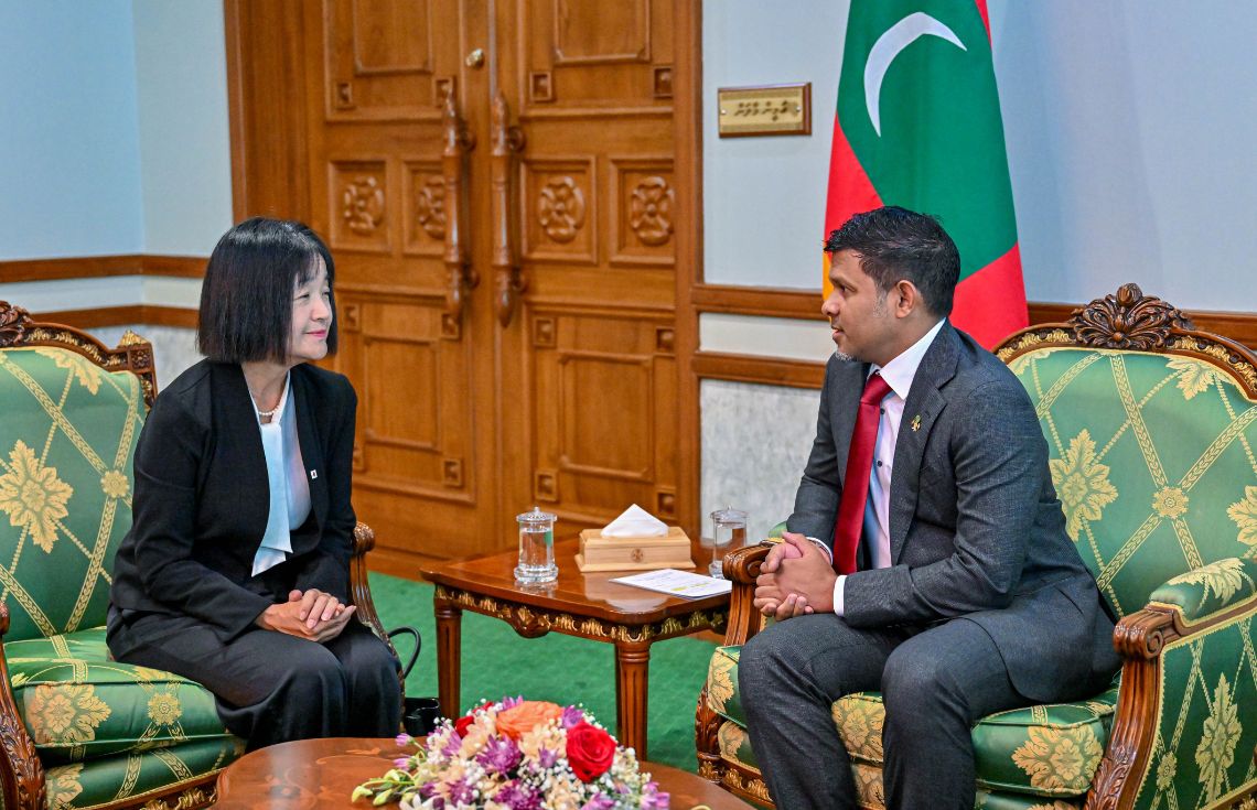ޖަޕާން ސަފީރު ނައިބު ރައީސްގެ އަރިހަށް ޒިޔާރަތްކުރައްވައިފި