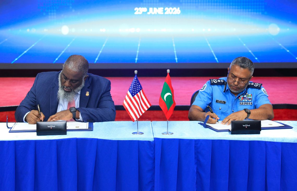 އެމެެރިކާގެ ހޯމްލޭންޑް ސެކިއުރިޓީއާއެކު ދިވެހި ފުލުހުންގެ ޚިދުމަތުން އެއްބަސްވުމެއްގައި ސޮއިކޮށްފި