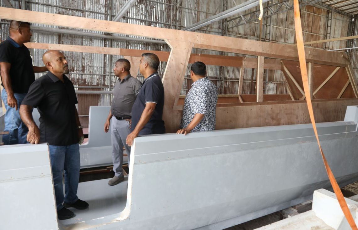 ކޯސްޓުގާޑަށް އަލަށް ހޯދާ 20 ހާބަރ ކްރާފްޓް ބަނުމުގެ މަސައްކަތް ދިފާޢީ ވަޒީރު ބައްލަވާލައްވައިފި