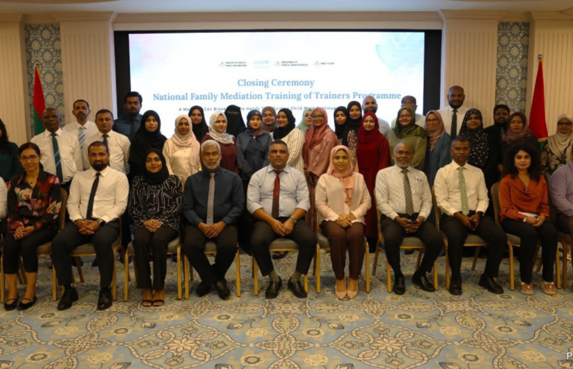 އާއިލީ މައްސަލަތަކުގައި އެހީތެރިވެވޭނެ ހުނަރު އިތުރުކުރުމަށް ޚާއްޞަ ތަމްރީނު ޕްރޮގްރާމެއް ހިންގައިފި