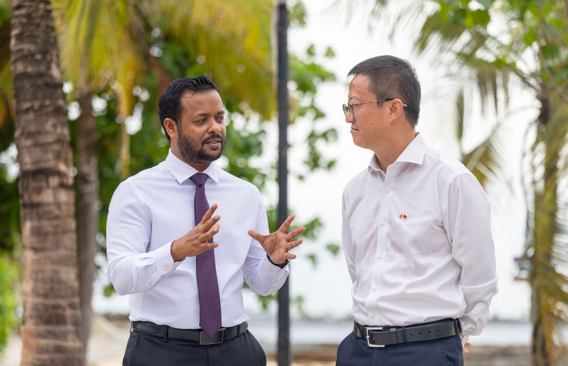 މާލެއާއި ވިލިމާލޭގެ މަގުތައް ތަރައްގީ ކުރުމަށް ބޭނުންވާ ސާވޭ ކުރިއަށްދާގޮތް ވަޒީރު ބައްލަވާލައްވައިފި