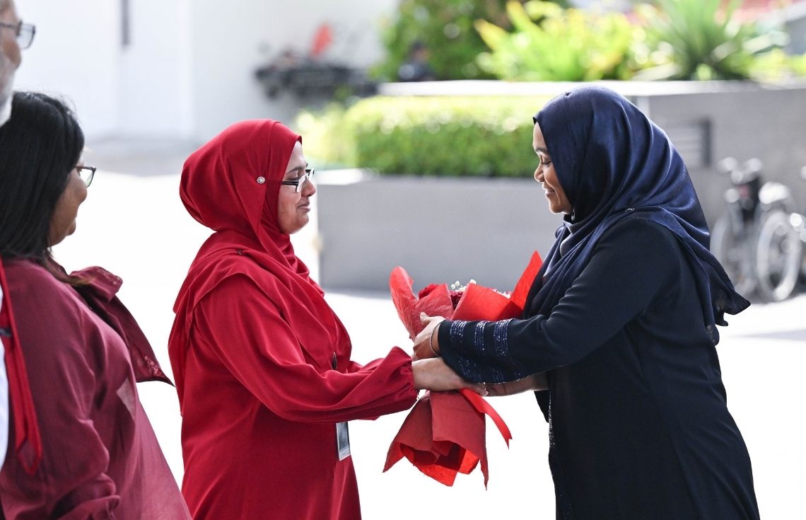 އެންސީސީއަށް 10 އަހަރު ފުރުން ފާހަގަކުރުމުގެ ރަސްމިއްޔާތު މެޑަމް ސާޖިދާ ޝަރަފުވެރިކޮށްދެއްވައިފި