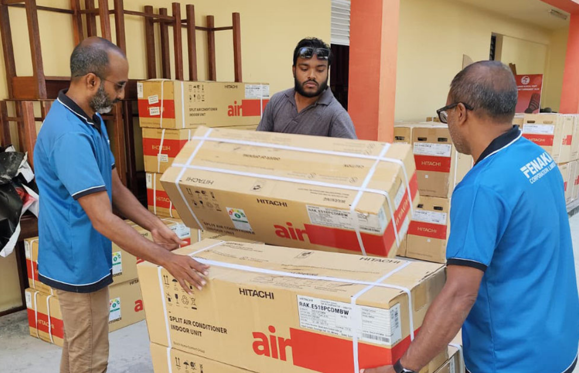 ކުޅުދުއްފުށި ސިޓީގެ ސްކޫލުތަކުގައި އޭސީ ހަރުކުރުމުގެ އަމަލީ މަސައްކަތް ފަށައިފި