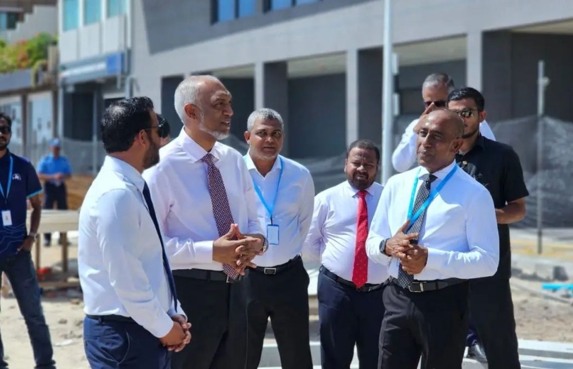 ބޮޑުތަކުރުފާނު މަގުގެ މަސައްކަތް ހިނގާގޮތް ރައީސް މުޢިއްޒު ބައްލަވާލައްވައިފި