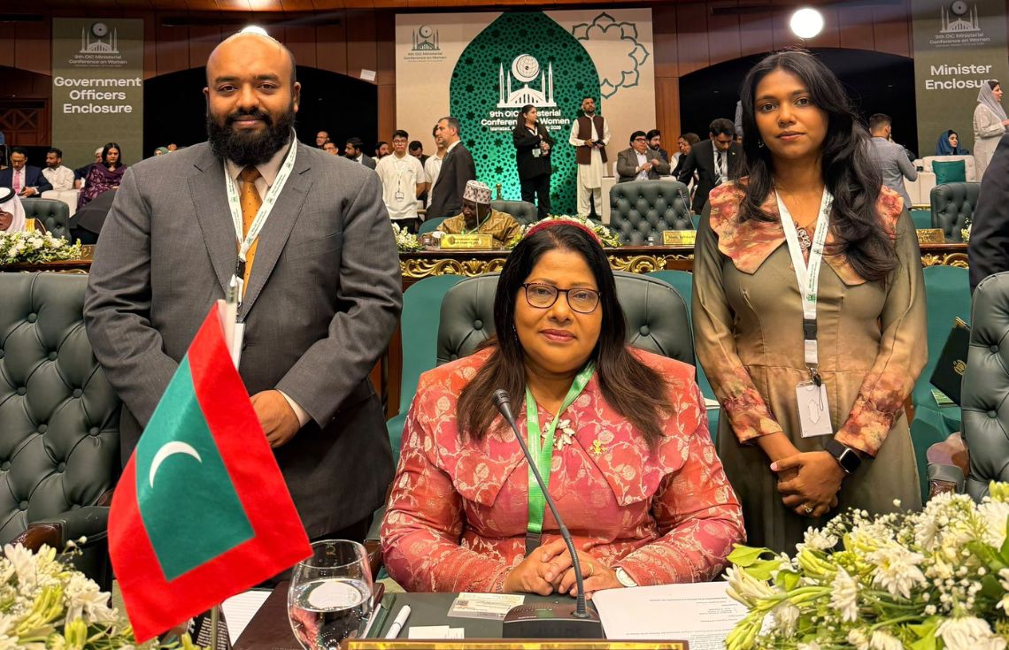 އޯއައިސީގެ 9 ވަނަ ކޮންފަރެންސް އޮން ވިމެންގައި ވަޒީރު ޤީލާ ބައިވެރިވެވަޑައިގަންނަވައިފި