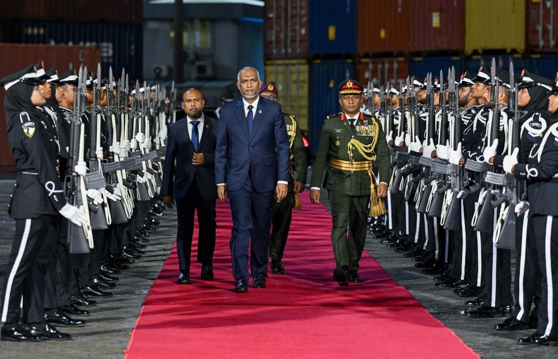 އޮސްޓްރޭލިޔާއިން ހަދިޔާކުރި "ކޯސްޓްގާޑް ޝިޕް އިމާދުއްދީން" ރައީސުލްޖުމްހޫރިއްޔާ ކޮމިޝަންކޮށްދެއްވައިފި