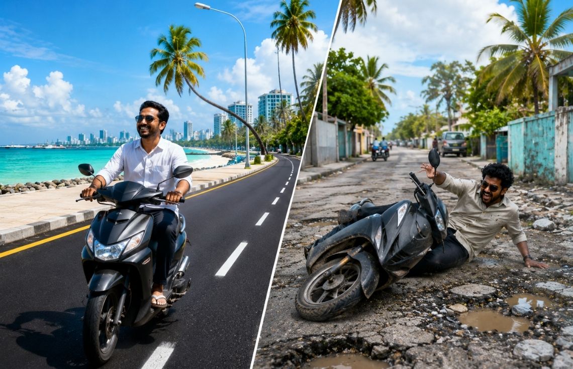 އޮމާން ތާރު އެޅި މަގު: ލޮލަށް ފިނިކަން، އުޅަނދަށް އުފާވެރިކަން ، މައިބަދައަށް ރައްކާތެރިކަން!