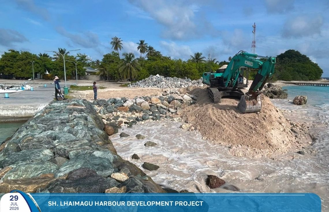 ޅައިމަގު ބަނދަރު ތަރައްޤީކުރުމުގެ މަސައްކަތް ހަލުވިކަމާއެކު ކުރިއަށް