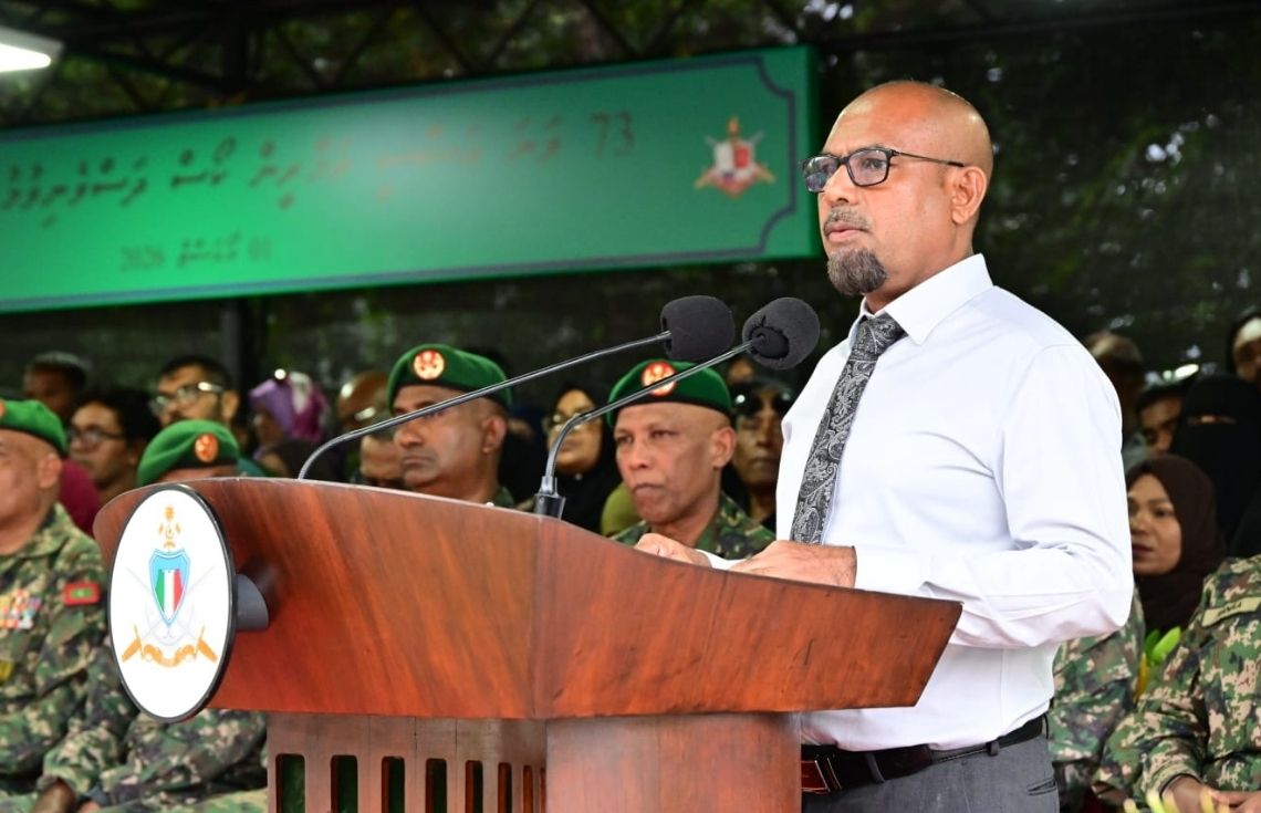 އަސްކަރިއްޔާ ތަރައްޤީކުރުމަށް މި ސަރުކާރުން ކުރާ ވަރުގެ މަސައްކަތެއް އެއްވެސް ސަރުކާރަކުން ނުކުރޭ: ދިފާޢީ ވަޒީރު
