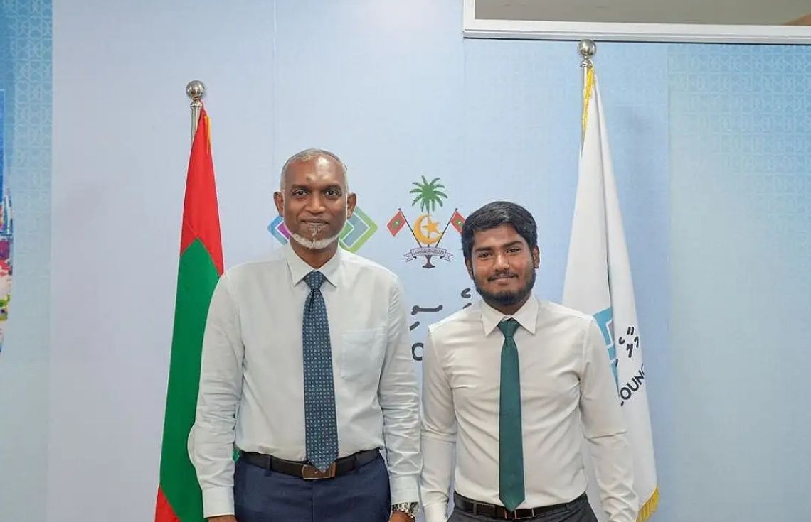 ޕީއެންސީގެ ޔޫތު ވިންގުގެ ރައީސްކަމަށް އަބާން ކުރިމަތިލައްވަނީ