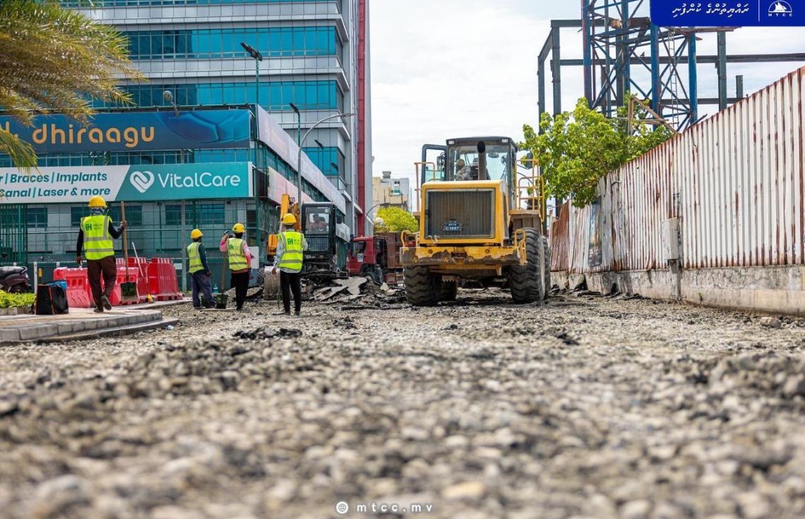 އަމީނީމަގުގެ މަރާމާތުގެ މަސައްކަތް އެމްޓީސީސީން ފަށައިފި
